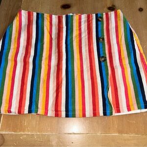 Colorful Striped Skirt
